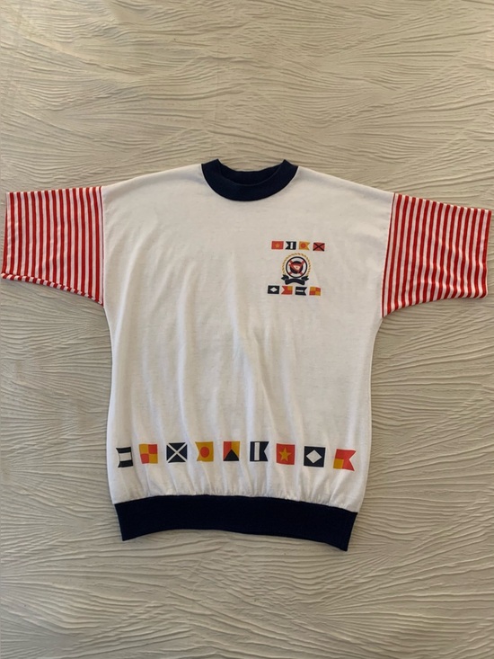 The Season Ticket Other - Vintage 80s The Season Ticket brand Nautical Style Ringer Tee, size Medium